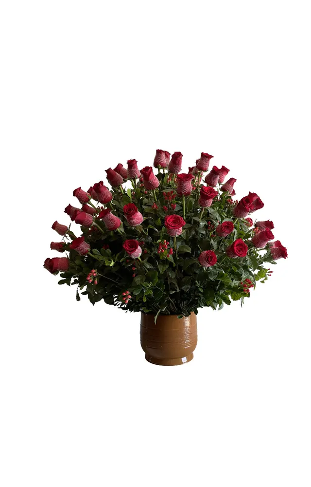 ARREGLO DE 70 ROSAS