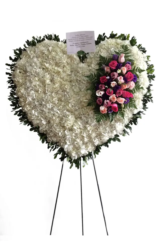 CORONA DE DEFUNCIÓN CORAZÓN