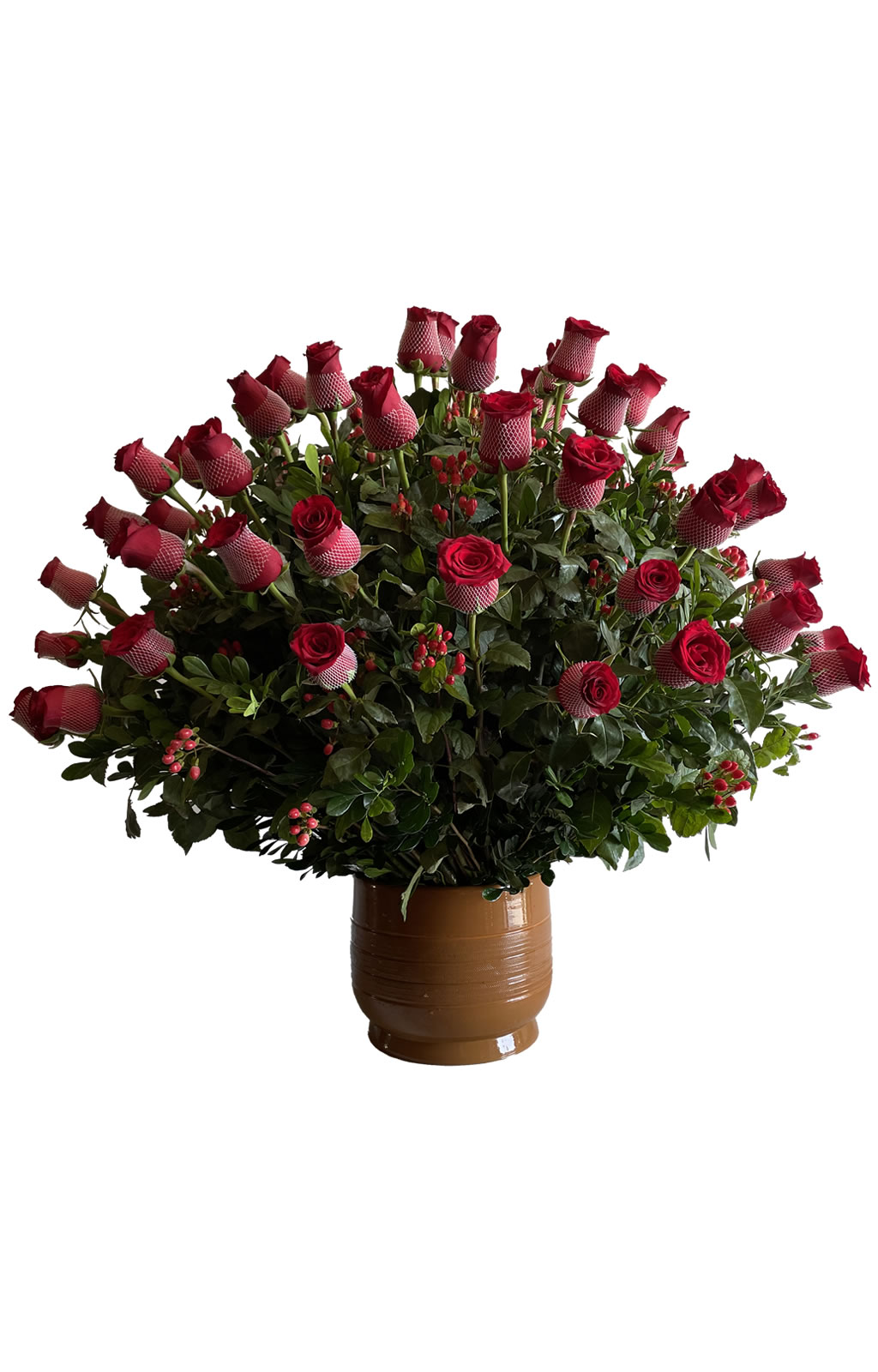 ARREGLO DE 5 DOCENAS DE ROSAS