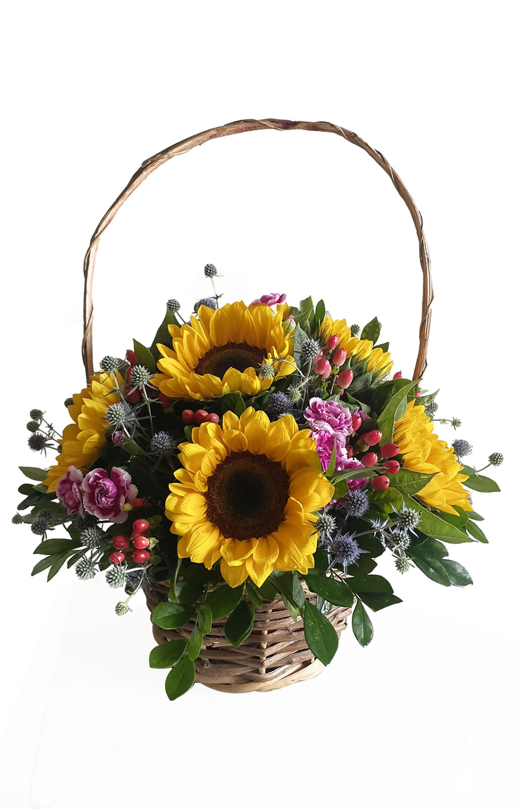 CANASTA DE GIRASOLES