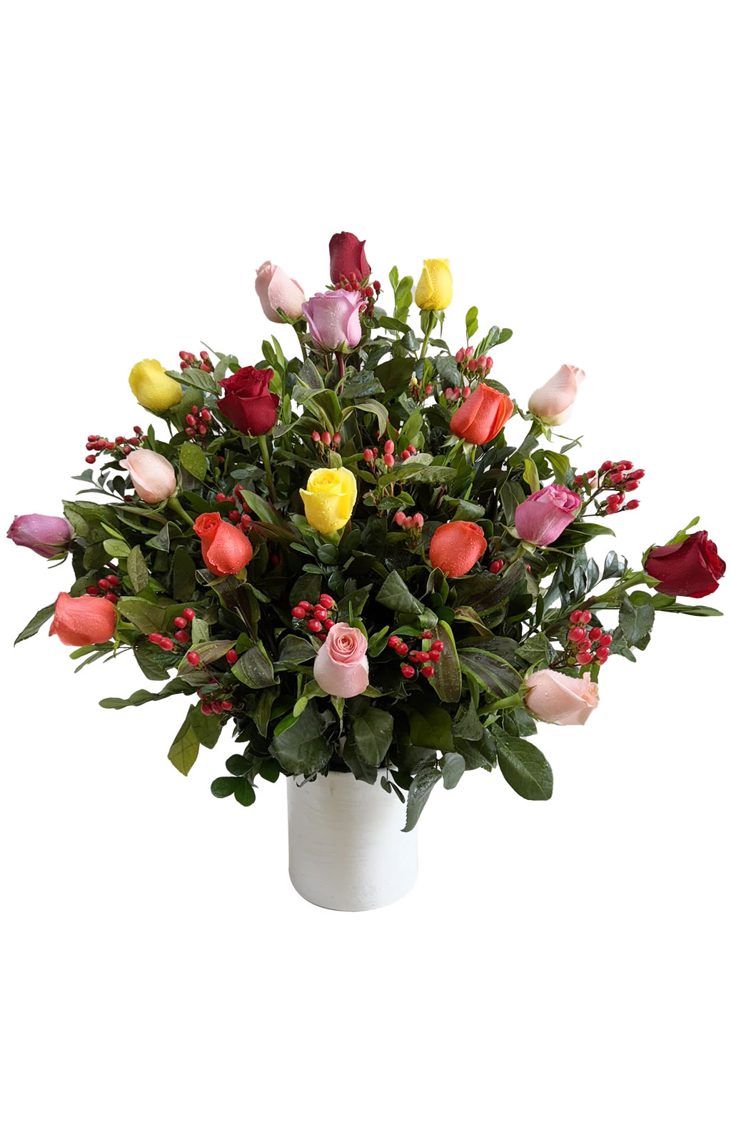 ARREGLO DE 18 ROSAS