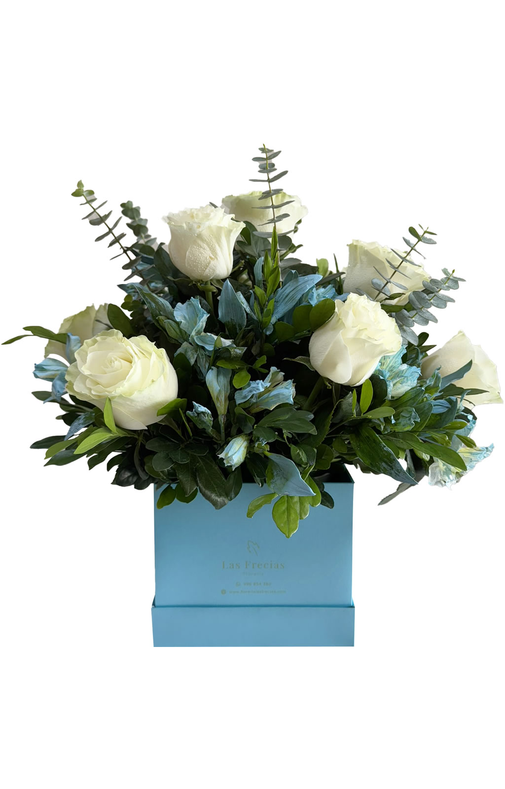 BOX DE ROSAS BLANCAS