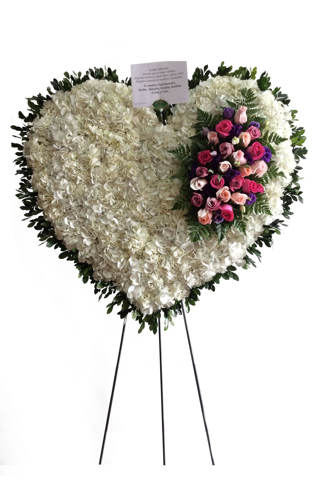 CORONA DE DEFUNCIÓN CORAZÓN