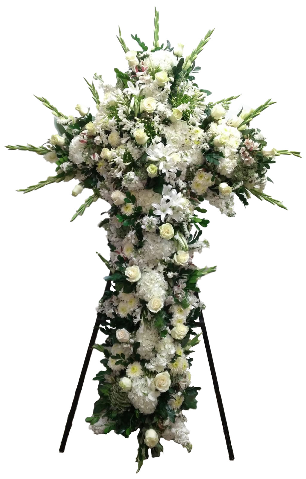 CRUZ DE DEFUNCIÓN TONOS BLANCOS