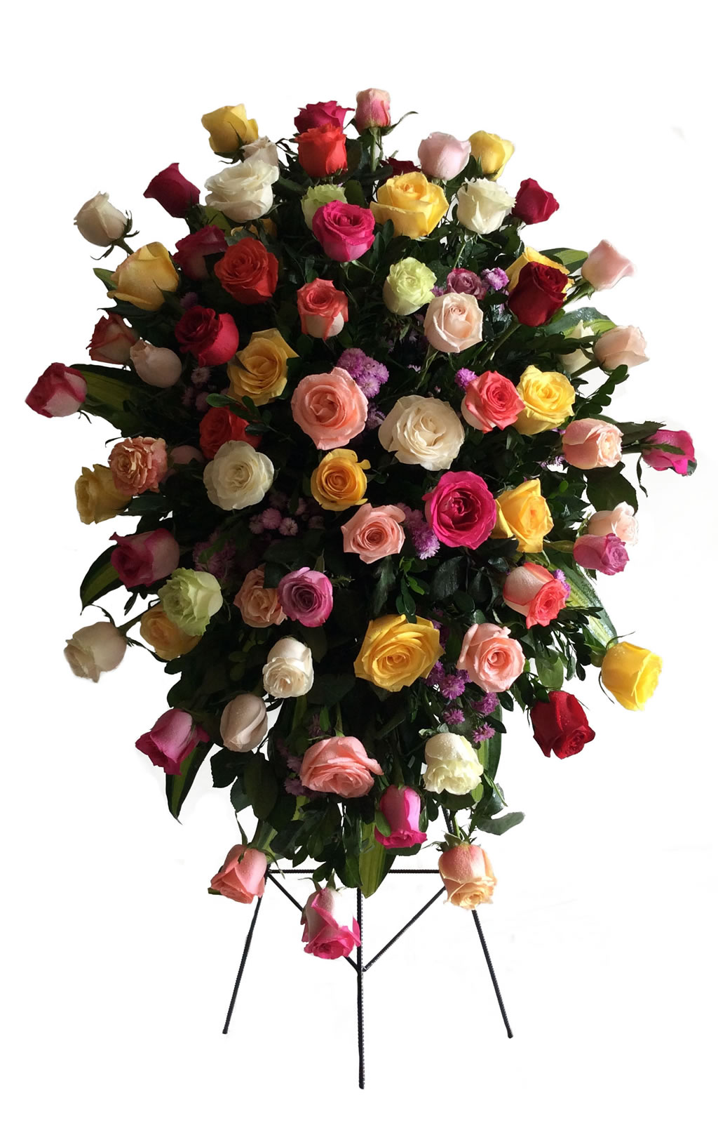 LAGRIMA EN PARANTE CON ROSAS