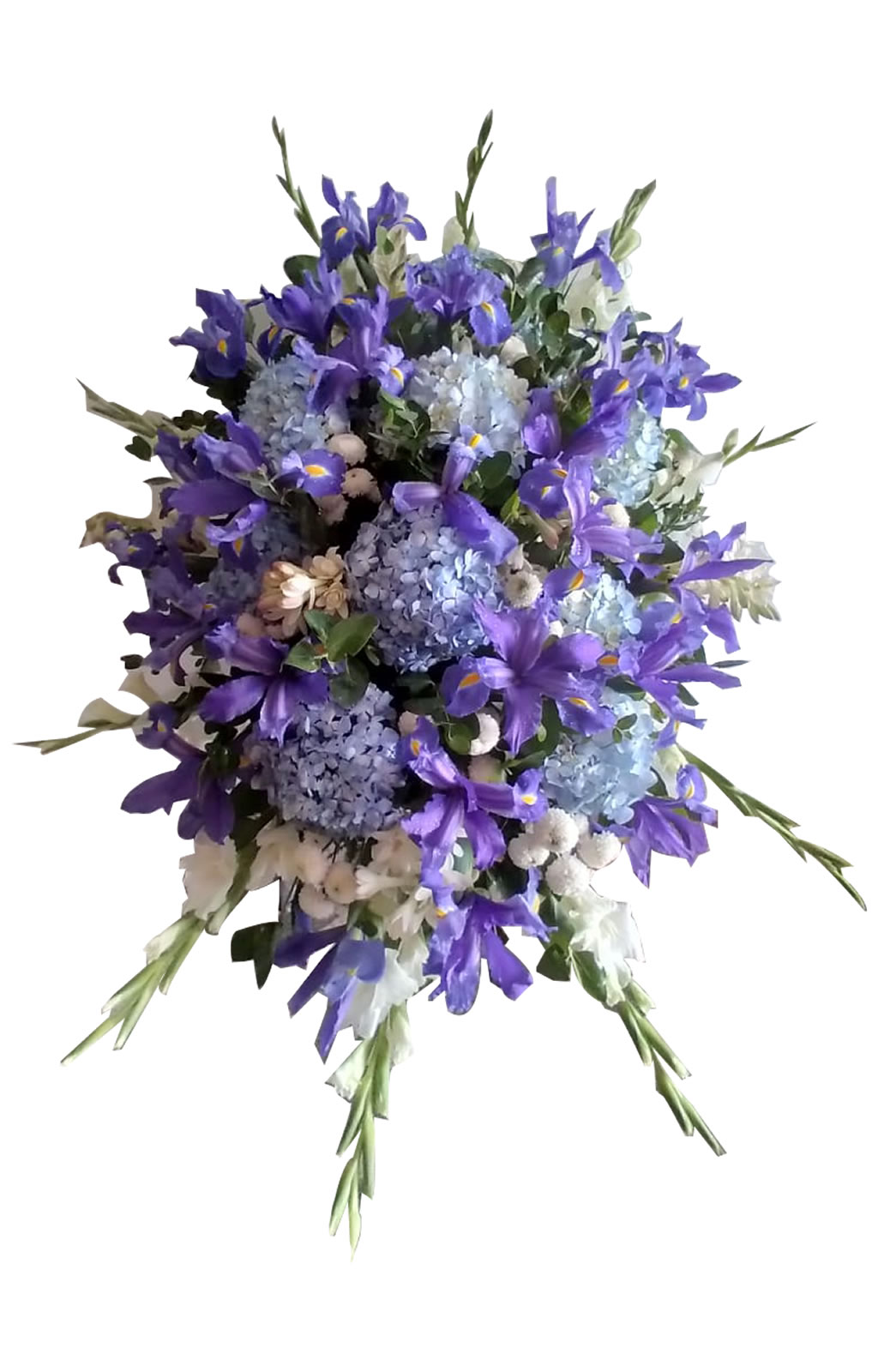 LAGRIMA DE PISO EN TONOS AZULES