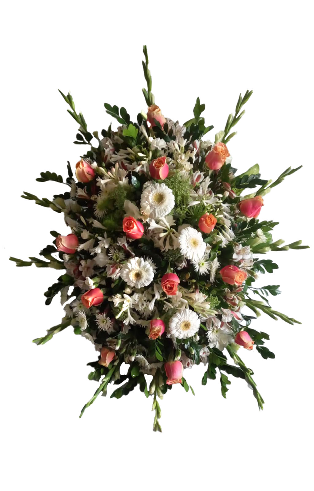 LAGRIMA DE PISO EN BLANCO Y MELÓN