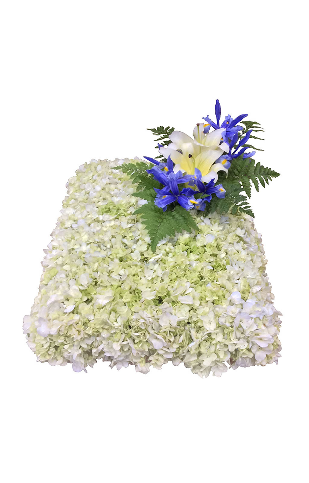 ALMOHADA DE DEFUNCIÓN EN BLANCO 60 CM X 40 CM